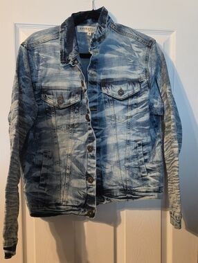 Vintage Wash Light Blue Denim Jacket - Evolution